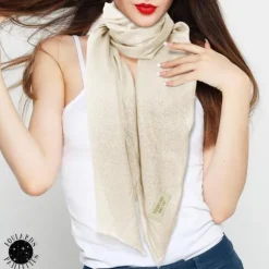 Foulard à paillettes "Maman en or" - Collection Maman d'Amour