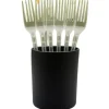 10 fourchettes réutilisables en plastique - 18,5 cm - Couleur au choix