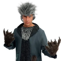 Gants de Loup-Garou d'Halloween pour adulte