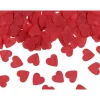 15 g de confettis en forme de cœur - Couleur au choix