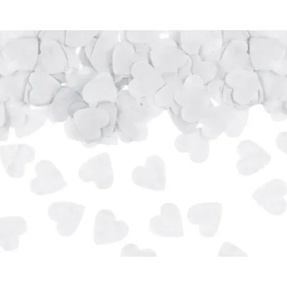 15 g de confettis en forme de cœur - Couleur au choix