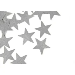 10 g de confettis métallisés en forme d'étoile à parsemer - Couleur au choix