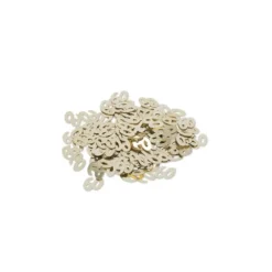 17 g de confettis métallisés en papier à parsemer pour anniversaire - Or - Âge au choix