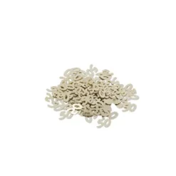 17 g de confettis métallisés en papier à parsemer pour anniversaire - Or - Âge au choix
