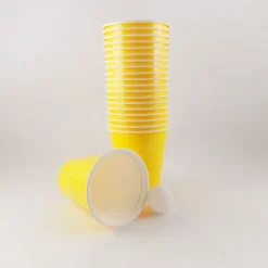Gobelets "Beer Pong" x20 - Jaune - 50cl