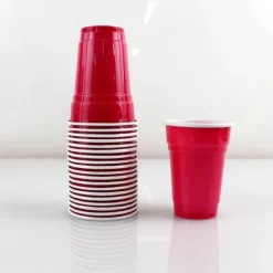 Gobelets "Beer Pong" x20 - Rouge - 25cl
