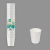 50 gobelets blancs en carton biodégradable - 80 ml