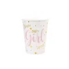 10 Gobelets en carton - Baby shower métal - Couleur au choix