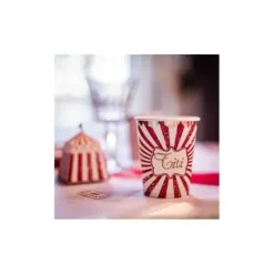 8 Gobelets en carton - Circus Vintage