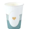 6 gobelets en carton - 27 cl - Collection Délice - Couleur au choix