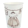 6 gobelets en carton - 27 cl - Collection Little Teddy