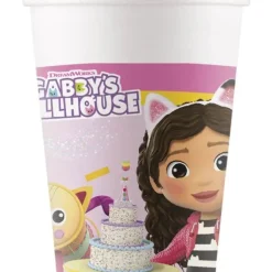8 gobelets en carton - 25 cl - Gabby et la Maison magique™