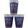 6 gobelets en carton - 25 cl - PSG