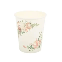 8 Gobelets en carton - Collection Peony