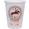 10 Gobelets en carton Equitation