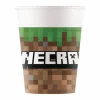 8 gobelets en carton FSC® - 20 cl - Minecraft™