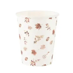 8 gobelets en carton FSC® - 255 ml - Automne - Collection Fall in Love
