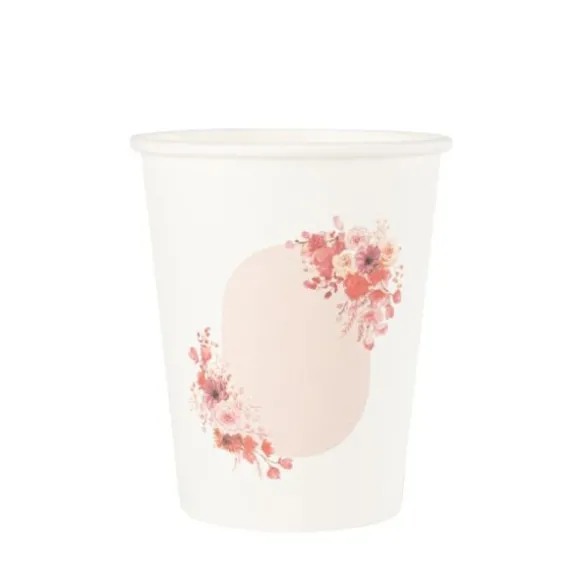 8 gobelets en carton FSC® - 255 ml - Collection Love to Love
