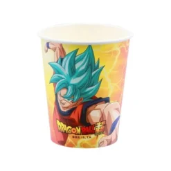 8 gobelets en carton FSC® - 250 ml - Dragon Ball Super ®
