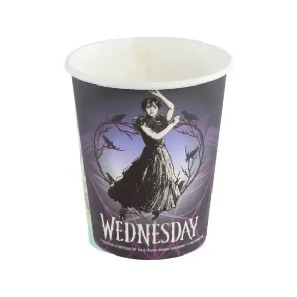 8 gobelets en carton FSC® - 250 ml - Mercredi / Wednesday ©