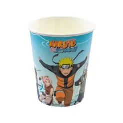 8 gobelets en carton FSC® - 250 ml - Naruto Shippuden ®