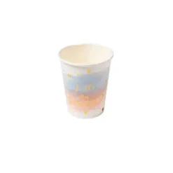 8 Gobelets en carton - Gender Reveal - Fille ou Garçon ? - 25 cl