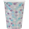 10 Gobelets en carton Little Sirène