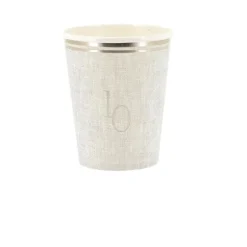 6 gobelets en carton - 255 ml - Collection Gold'n Age - Âge au choix