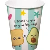 8 gobelets en carton - 250 ml - Collection Kawaii Party