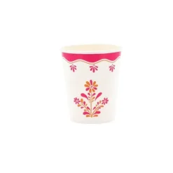 8 gobelets en carton - 255 ml - Collection Pink Lemonade