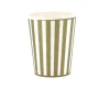 6 gobelets en carton - 255 ml - Collection Mix & Match - Couleur au choix