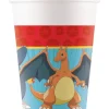 8 gobelets en carton - 250 ml - Pokémon™
