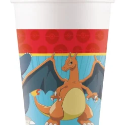 8 gobelets en carton - 250 ml - Pokémon™