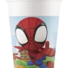 8 gobelets en carton - 250 ml - Spidey et ses amis extraordinaires™