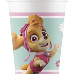 8 Gobelets en Carton - Pat'Patrouille Girly