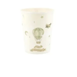 6 gobelets "1er Anniversaire" en carton - 255 ml - Collection Dans les Nuages