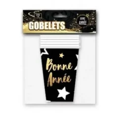 6 Gobelets Géants "Bonne Année"
