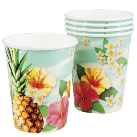 10 Gobelets "Hawaï Paradise"