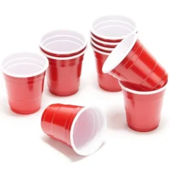 Gobelets "Original Party Shot" x20 - Rouge - 4cl