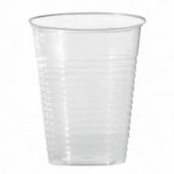 100 gobelets transparents en plastique réutilisable - 20 cl