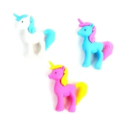Gomme Licorne de 5 cm - Couleur Aléatoire