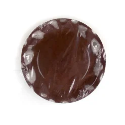 10 Grandes Assiettes Vagues Marrons