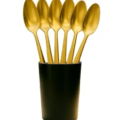 10 grandes cuillères de luxe réutilisables en plastique - 17 cm - Couleur au choix