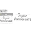 Guirlande Ballon Joyeux Anniversaire - Argent