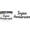 Guirlande Ballon Joyeux Anniversaire - Noir