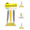 Guirlande Cascade Joyeux Anniversaire Holographique - Or et Argent