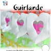 Guirlande Cœur Blanc - 4m