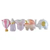 Guirlande de 5 ballons en aluminium - 76 cm - Baby Shower - Modèle au choix