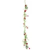 Guirlande de coquelicots et de feuillage -180 cm