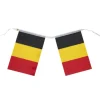 Guirlande de drapeaux de la Belgique - 10 m